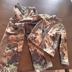 Magellan Outdoors Boys Kids Matching Camo Set- Jacket and pants